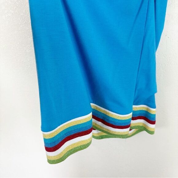 Torrid Blue 1X Halter Y2K Tank Top - Picture 7 of 8